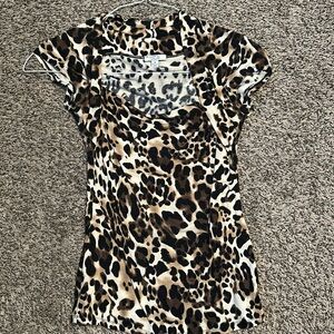 Cache Y2K Vintage Leather Top